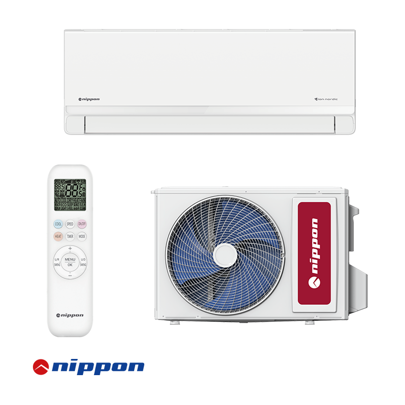 Инверторен климатик Nippon KFR 24DC ION NORDIC, 24000 BTU, клас А++